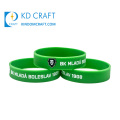 Großhandel personalisiertes benutzerdefiniertes Logo gemischte Farbe billig Silikon-Gummi-Armband-Armband für Werbung